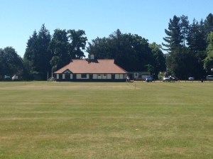Village pavillion with local shop tucked next to it