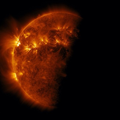 Ginormous solar flares.